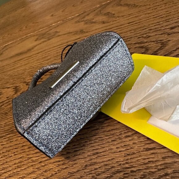 NWT!Marc Jacobs The Nano St. Marc Top Handle Charm -Galactic Glitter - Picture 6 of 11